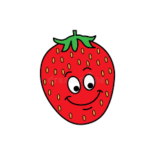 Strawberry Cartoon stock vector. Illustration of kids - 100892373