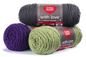 Red Heart With Love Holy Berry Yarn 7 Ounces 370 Yards
