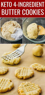 Low Carb And Keto Butter Cookies Made With Almond Flour Just 4 Ingredients Needed To Make This Easy Keto Butter Cookies Keto Dessert Recipes Keto Recipes Easy