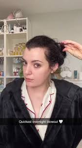 Quickest overnight blowout 🤍