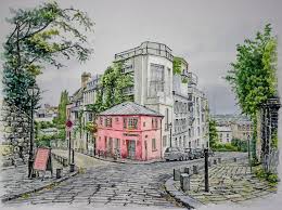 La Maison Rose Montmartre Paris By Jeffsmith1955 On Deviantart In 2020 Montmartre Paris Celebrities Humor