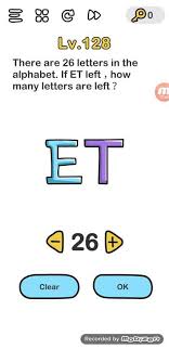 23 from old english and 3 added later. Brain Out Level 124 Solution Answer Hints Puzzle Game Master