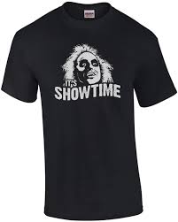 Beetlejuice eating is a reaction image macro of american performer beetlejuice at a table eating and looking at something out of frame. It S Showtime Beetlejuice T Shirt 80 S T Shirt