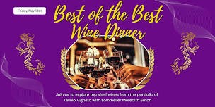 "Best of the Best" Wine Dinner