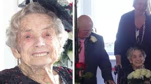 Bride married at 100 says wedding was 'worth the wait'