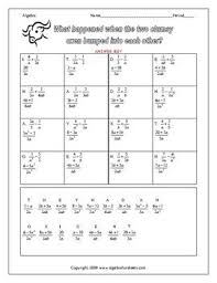 Adding And Subtracting Rational Expressions Worksheets Rational Expressions Adding And Subtracting Subtraction