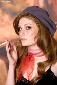 Faye Reagan Sexy Mademoiselle Strips and Smokes
