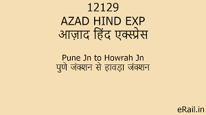 12129 Azad Hind Exp Train Route