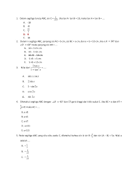 We did not find results for: Contoh Soal Trigonometri Kelas 11 Beserta Jawabannya