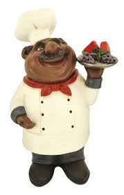 Black Bistro Chef Kitchen Decor Pin On African American Figurines