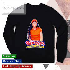 Mens Jayla Foxx Popeyes Chicken and Biscuits shirt, hoodie, sweater,  longsleeve and V-neck T-shirt