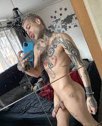 Nude tattooed boy with boner - Nude Amateur Boys