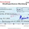 Bei vorlage des schecks wird dem zahlungsempfänger, welcher namentlich in der orderklausel auf diese art ist klar erkennbar, wer den scheck ausgestellt und wer ihn rechtmäßig eingelöst hat. 1