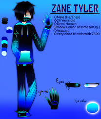 Zane Tyler Ref Sheet by Cutewolfzgamer