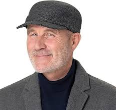 Buy Lipodo Herringbone Army Cap Women/Men |, Black-blue, 6 7/8-7 3/8 at  Amazon.in