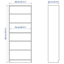 Last week i shared with your the overview of my closet makeover, which, by the but, bookshelves can be difficult, you have to find the right ones that are the perfect dimensions, match. Billy White Bookcase Width 80 Cm Height 202 Cm Ikea