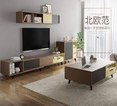 The dimensions of the coffee table are: Modern Style Walnut Tv Stand Coffee Table Center Table Set Buy Walnut Tv Stand Coffee Table Match Tv Stand Coffee Table Modern Wood Tv Stand Coffee Table Product On Alibaba Com