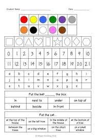 Pre K Kindergarten On Entry Basic Skills Assessment Preschool Assessment Kindergarten Assessment Kindergarten Readiness