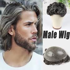 Watch the video below to get more information. Evagloss Male Wig Thin Pu Hair Pieces Remy Human Hair Extensions Mens Toupee Hair Prosthesis Man Wig Hair System For Mens Toupees Aliexpress