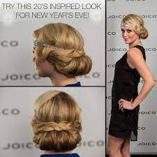 This long 1920's hair style is achieved by creating pin curls around the head. Cute 1920 1930s Hairstyle Great For Weddings Or A Night Out Flapper Hair Gatsby Hair Vintage Hairstyles