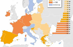 Comunitati autonome în spania spania este compusa din 17 comunitati autonome (comunidades autónomas). Romania Pe Harta EuropeanÄƒ A Salariului Minim Cum E In Spania Bulgaria Ungaria
