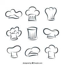 Cozinheiro Chefe Esbocado Chapeus Chefs Hat Bakery Logo Design Food Logo Design Inspiration