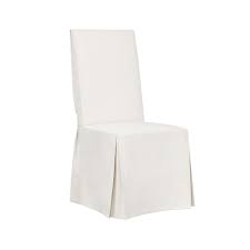 Sure Fit Essential Twill Scotchgard Relaxed Fit Box Seat Dining Chair Slipcover Ko Slipcovers For Chairs Dining Room Chair Slipcovers Dining Chair Slipcovers
