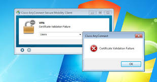 Anyconnect Certificate Validation Failure Blue Network Security