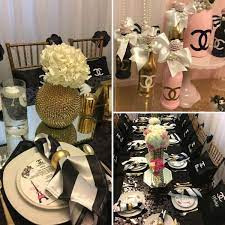 There is one page of each of these items in the package. Super Chic Chanel Inspired Birthday Party Birthday Party Ideas For Kids