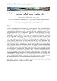 Dalam hal umkm dan korporasi dana tersebut disebar dalam beberapa program antara lain, subsidi bunga kredit usaha rakyat (kur) reguler, dukungan pembiayaan kepada umkm, penempatan dana di adapun realisasi pagu stimulus umkm dalam program pen 2020 sebesar rp 114,81 triliun. Pdf Penyertaan Komuniti Dalam Program Pemulihan Pelancongan Pasca Bencana Di Kampung Mesilou Kundasang Sabah