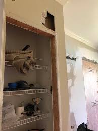 You can solve this problem through careful arrangement: How To Transform A Linen Closet To Open Shelving House On Longwood Lane