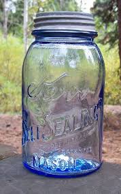 The amber hue is more than just decorative. Cornflower Blue Kerr Mason Canning Fruit Jar Mason Jars Glass Canning Jars Jar