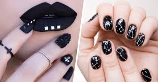 La moda de las uñas se ha inclinado mucho más hacia el uso del arte de las uñas y a todos. 15 Disenos Para Tus Unas Que Te Haran Amar El Color Negro