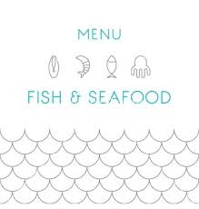 Restaurant Menu Design Template Seafood Vector Image On Vectorstock Menu Design Template Menu Design Restaurant Menu Design