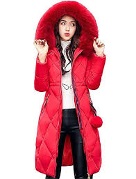 Damen Wintermantel Warm Lang Mantel Winter Herbst Daunenjacke Elegant Wasserdicht Parka Winterparka Mit Kapuze Fel Winterjacke Damen Winterjacken Langer Mantel