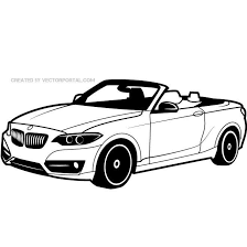 bmw vehicle vector drawing download at vectorportal car silhouette car cartoon car drawings