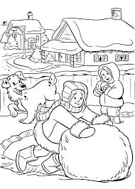 Disegno Di Paesaggio Invernale Da Colorare N 12 Disegni Di Paesaggi Pagine Da Colorare Di Natale Disegni