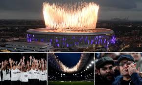 Tottenham hotspur stadium 62.062 lugares. Tottenham Officially Unveil New 1bn Stadium With Grand Opening Ceremony Daily Mail Online