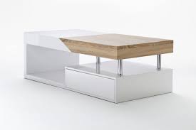 595 sit couchtisch sanam aus sheesham holz mit schoner struktur mit schublade 38999. Couchtisch Bologna Tisch Hochglanz Weiss Und Eiche Sagerau Schublade 120x42x60 40 Kg Beauty Scouts Ihr Wohnexperte