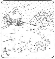 Ausmalbild Malen Nach Zahlen Eisbar Im Schnee Kostenlos Ausdrucken