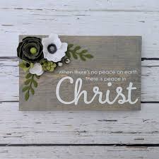 Peace In Christ Sign With Felt Flowers And Succulents Etsy In 2020 Felt Flowers Paper Flowers Felt Flower Garland