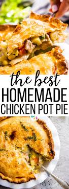 The Ultimate Comfort Food Family Meal Homemade Chicken Pot Pie I Do Things A Bit Lighter Tha Homemade Chicken Pot Pie Chicken Pot Pie Recipes Chicken Pot Pie