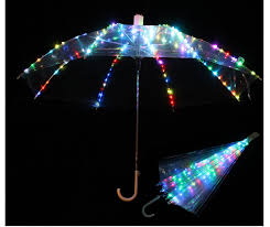 Stage Led Luminous Rain Light Umbrella Etsy Rain Accessories Umbrella Rain Lights
