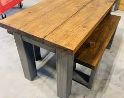 Square Small Farmhouse Table Rustic Table Small Dining Set Etsy In 2020 Small Farmhouse Table Farmhouse Table Setting Rustic Kitchen Tables