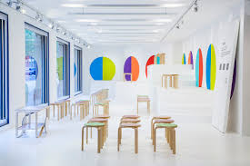 Made in finland, the stool 60, bench 153b and tea trolley 901 treated with the coloring technique are available worldwide. Brand Snapshot Coloring By Artek At The Conran Shop Walpole