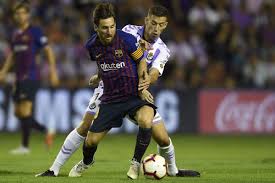 El fc barcelona se enfrenta este lunes (21.00) al valladolid en el camp nou con un doble objetivo: Real Valladolid Vs Barcelona La Liga Final Score 0 1 Barca Play Badly Escape With Victory Barca Blaugranes