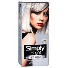 Hair Colour Cool Silver Permanent Hair Dye 100 Grey Coverage Brand New Silver Hair Dye Silver Blonde Hair Dye Dyed Blonde Hair