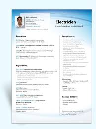 Exemple De Cv Electricien Experimente Exemples De Cv Exemple Cv Electricien Modele Cv Word