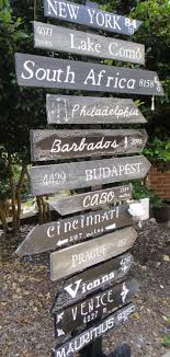 Customized Directional Sign Avec Images Idee Deco Jardin Decoration Voyage Deco Jardin