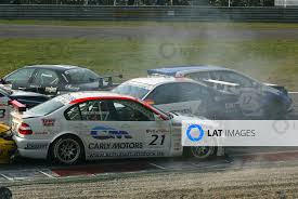 Fia european super touring cup 2000. 2003 European Touring Car Championship Monza Italy 18th 19th October 2003 Duncan Huisman Andre Ccouto Antonio Garcia And Fabio Francia All Crash Out Of The Race On Lap 1 World Copyright